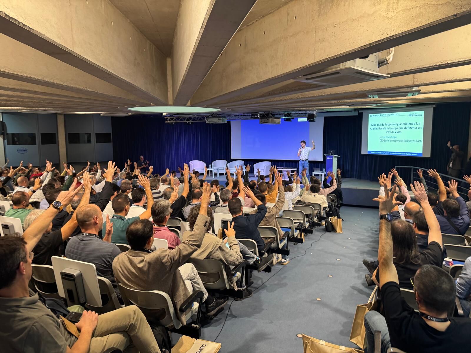 Scaled company offsite plenary assembly