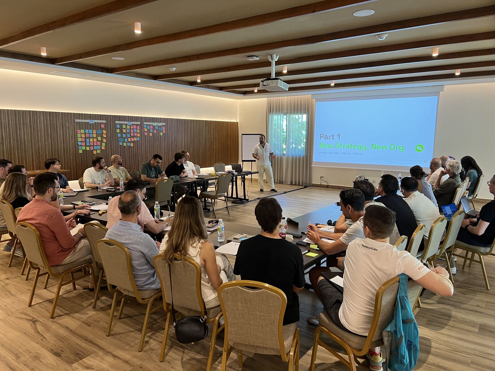 C-suite strategy-to-execution workshop in progress